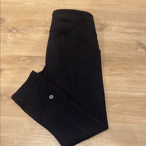 Lululemon Black Cropped Leggings